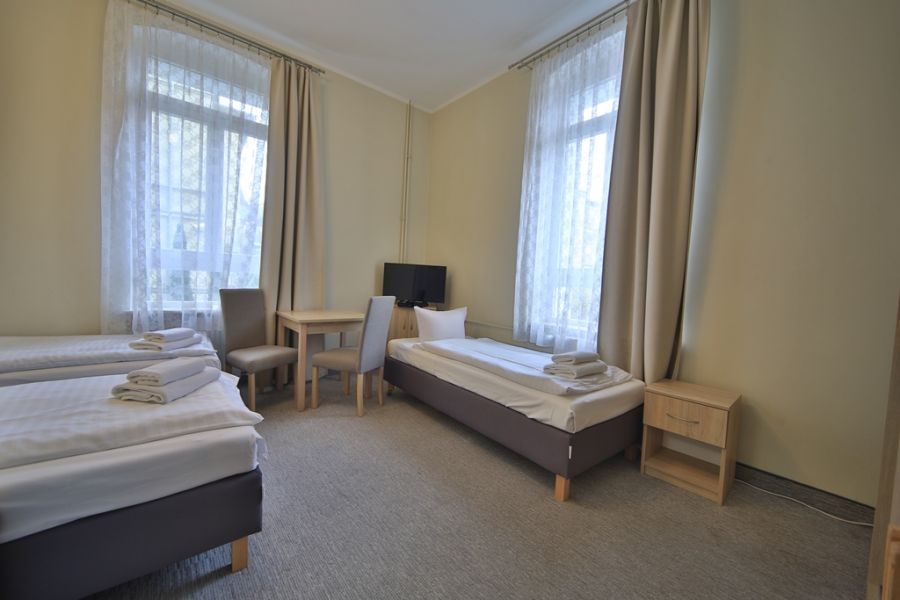 Pokoje trzyosobowe